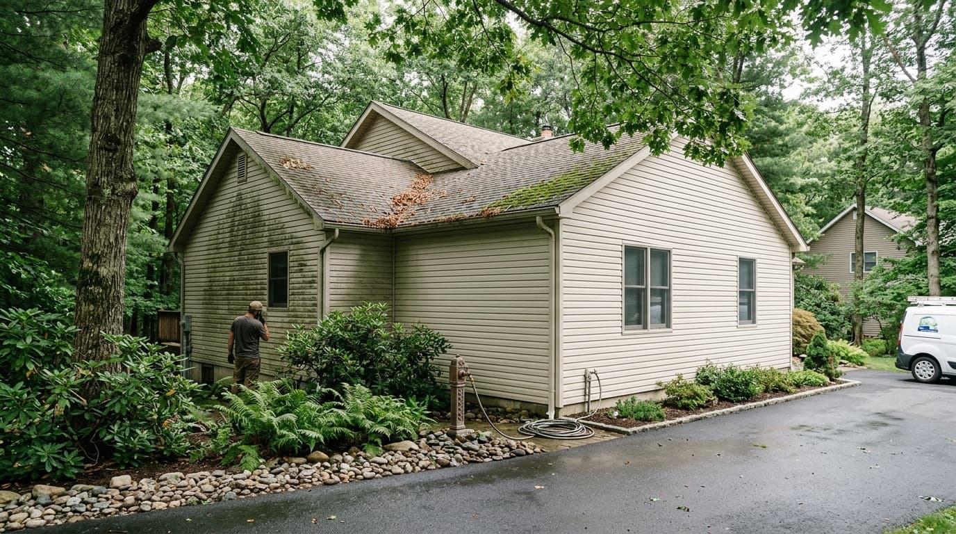 How Often Should You Soft Wash a Home in the Poconos?